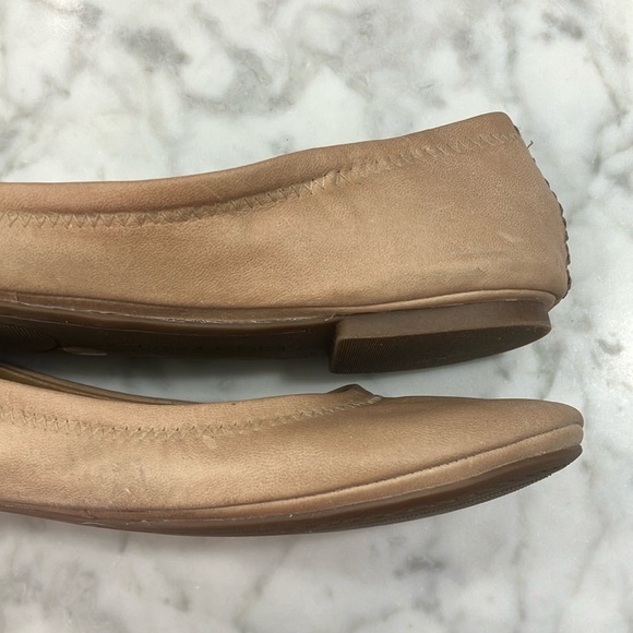 Lucky Brand Women's light tan Ballet Flats rounded toe leather size 8.5 - Picture 10 of 15